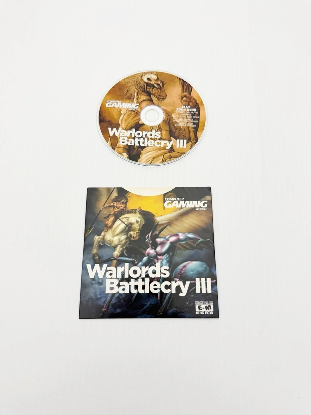 Computer Gaming World Warlord Battlecry 3 PC Game Demo Disc